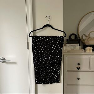 Madewell Huston Pull-On Crop Pants in Inkspot Dots